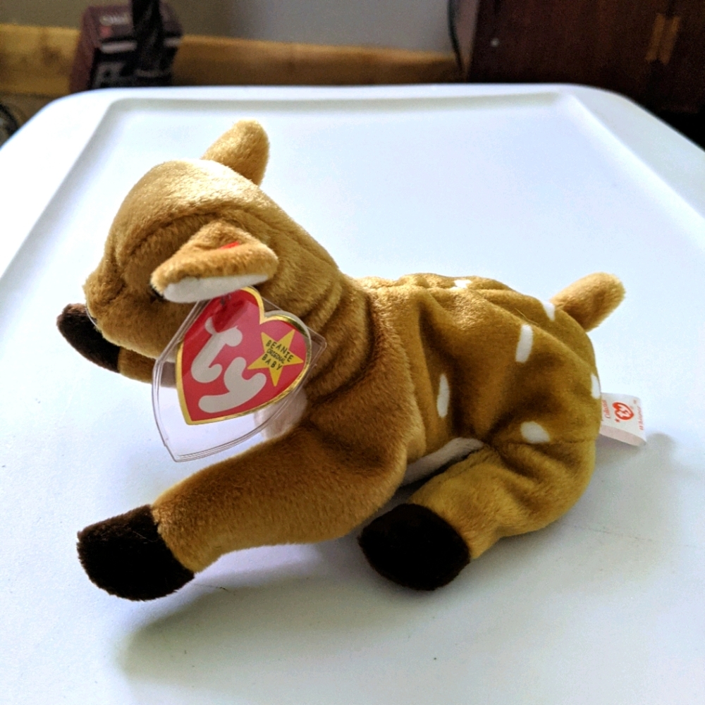 TY Beanie Baby Whisper the Spotted Fawn